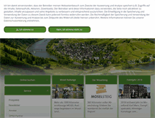 Tablet Screenshot of mosellandtouristik.de